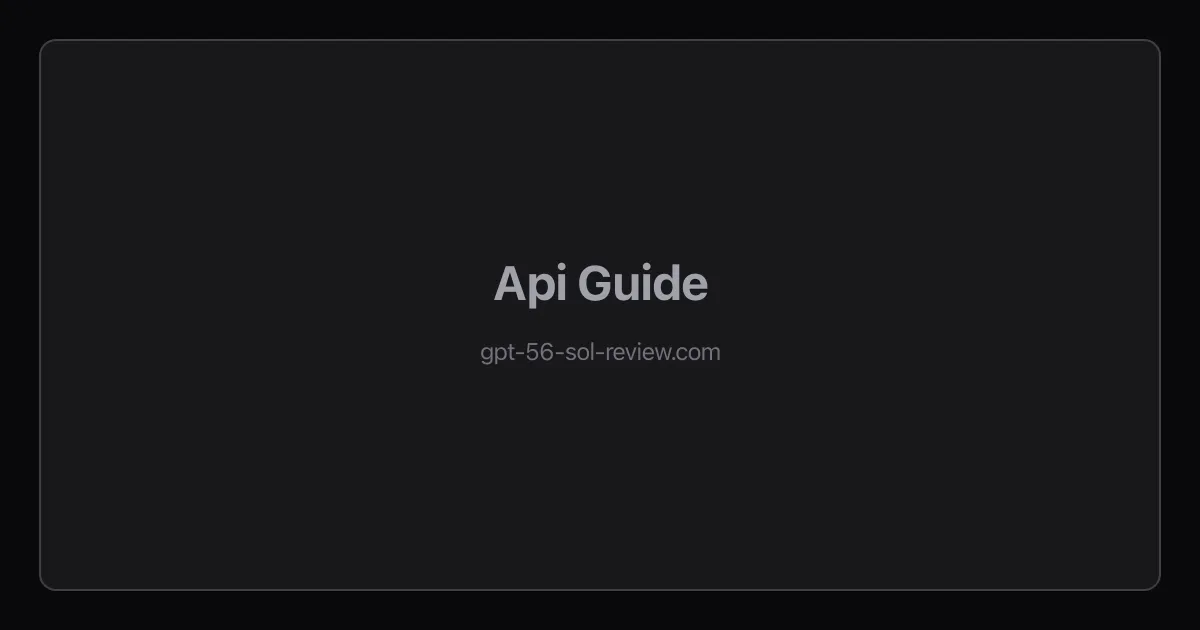 GPT-5.6 Sol API developer guide with code examples