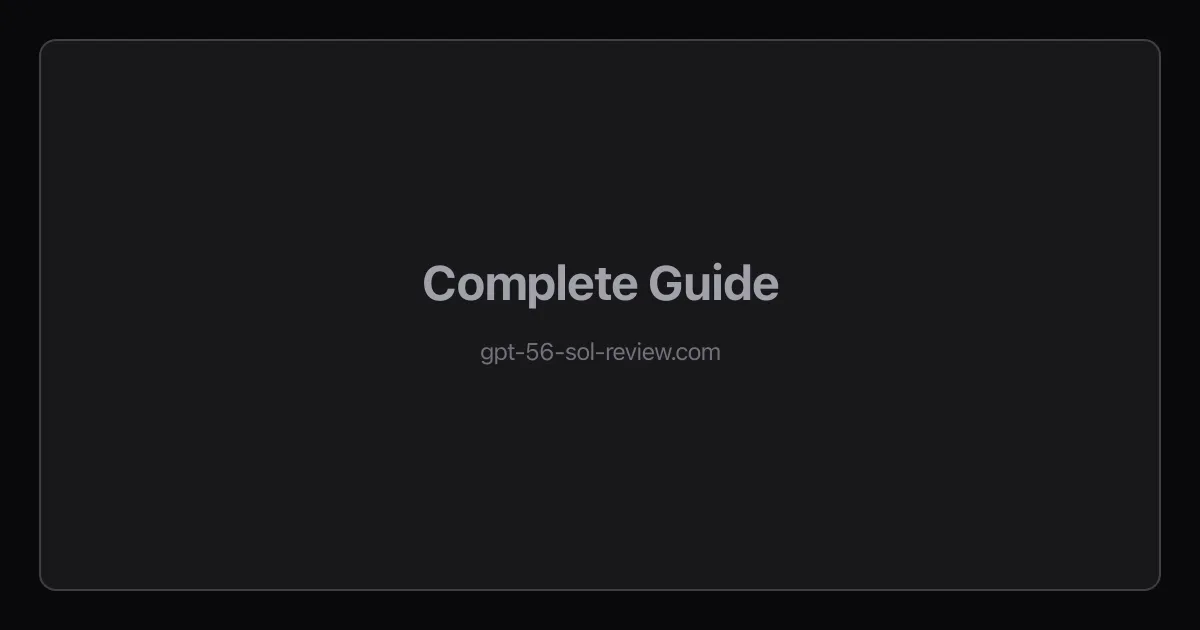 GPT-5.6 Sol complete guide and overview